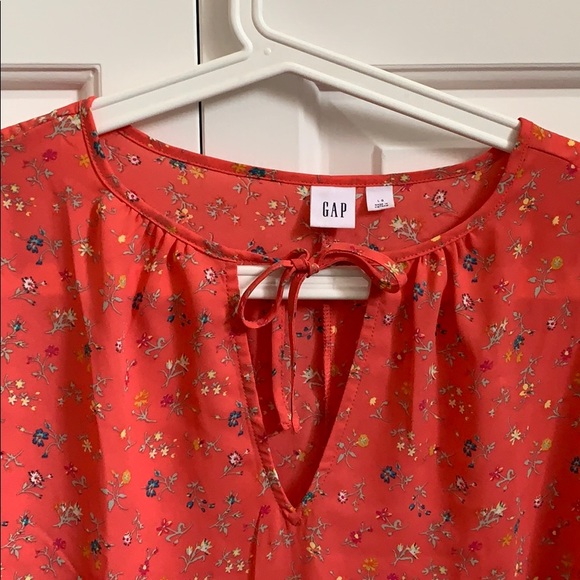 BOGO Gap floral blouse top Sz L - Picture 2 of 3